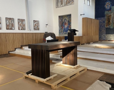 Bauarbeiten Januar 2024 – Sanierung Kirche in Wolfertswil
